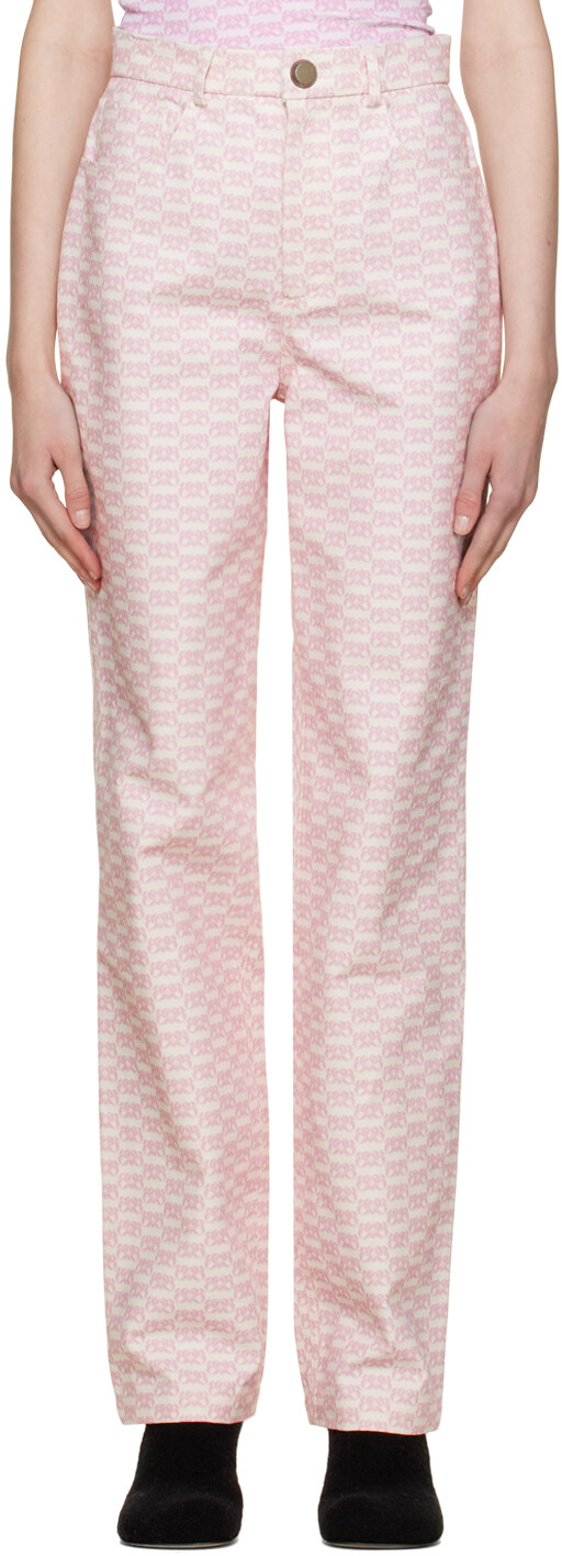 Джинсы Off-White и Pink Noh BONBOM 
Джинсы Off-White и Pink Noh BONBOM