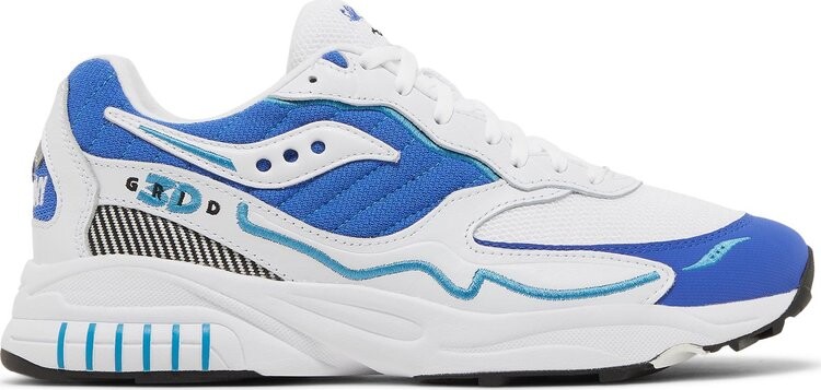 Кроссовки Saucony 3D Grid Hurricane White Royal, белый
Кроссовки Saucony 3D Grid Hurricane White Royal, белый
