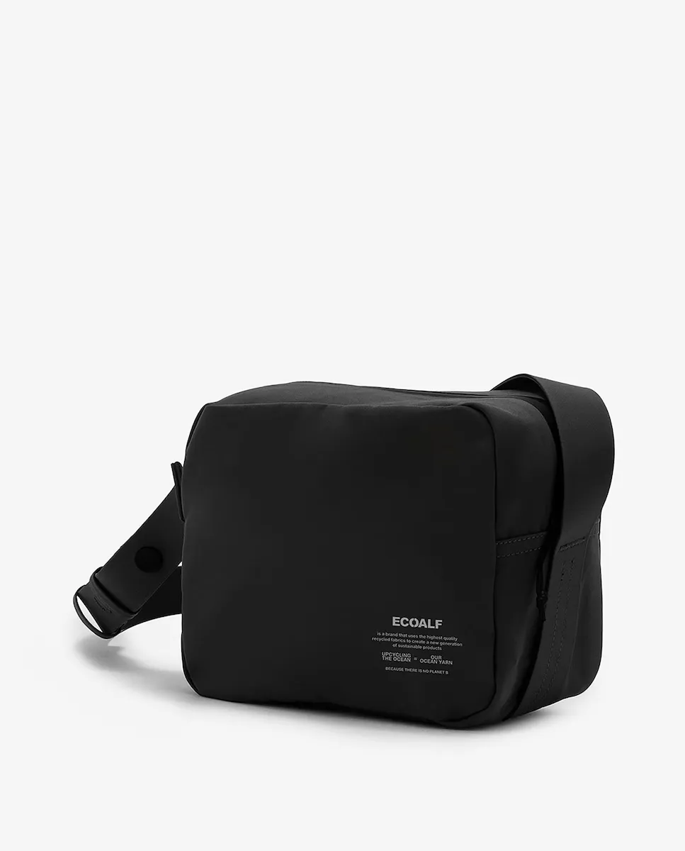 Регулируемая сумка через плечо с застежкой-молнией и внутренним карманом Ecoalf, черный
Регулируемая сумка через плечо с застежкой-молнией и внутренним карманом Ecoalf, черный