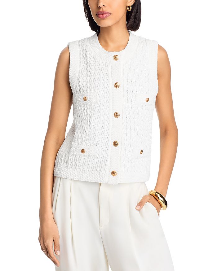 Вязаный жилет - эксклюзив AQUA, слоновая кость/кремовый
Вязаный жилет - эксклюзив AQUA, слоновая кость/кремовый