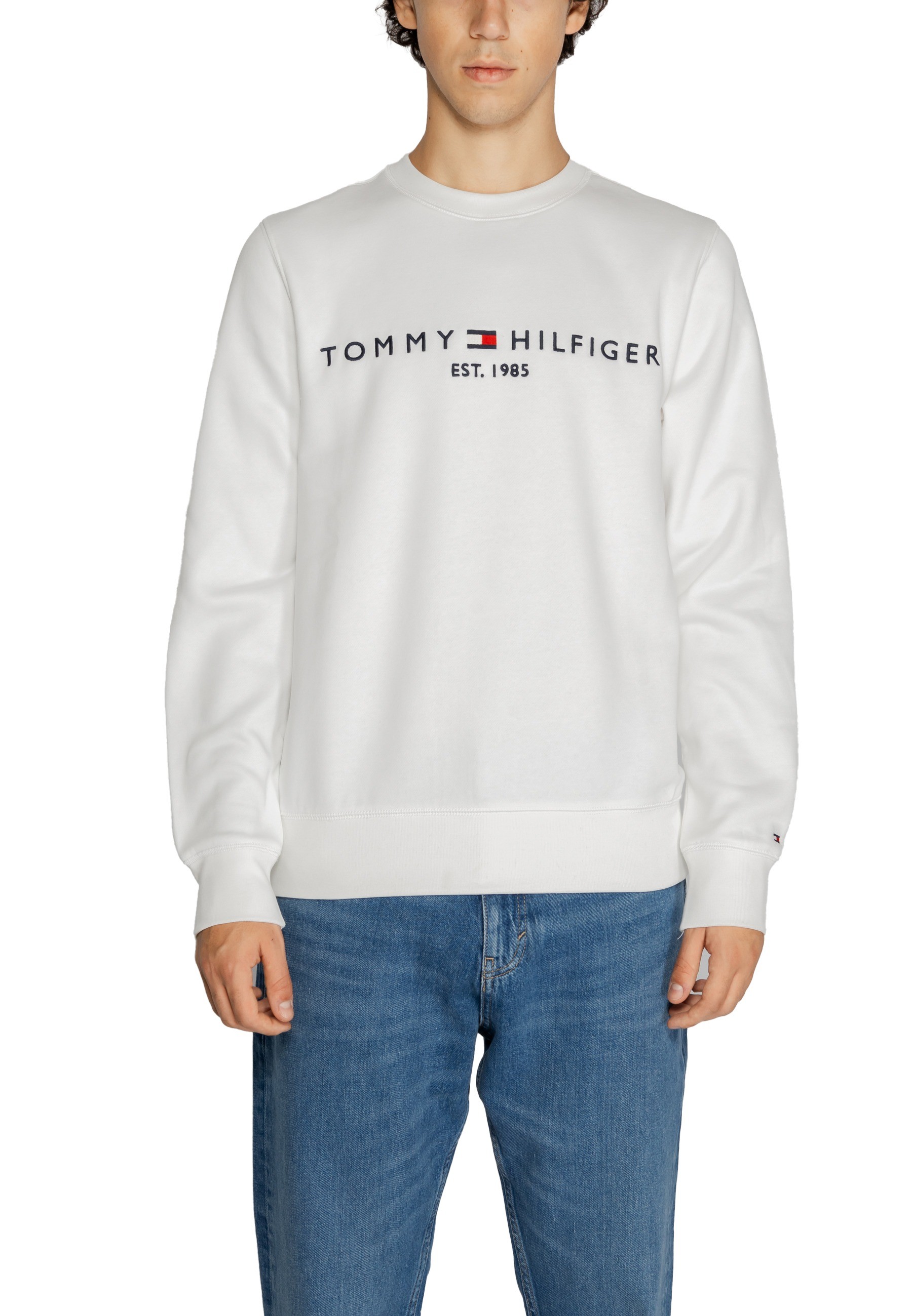 Свитшот мужской Tommy Hilfiger с логотипом бренда, белый
Свитшот мужской Tommy Hilfiger с логотипом бренда, белый