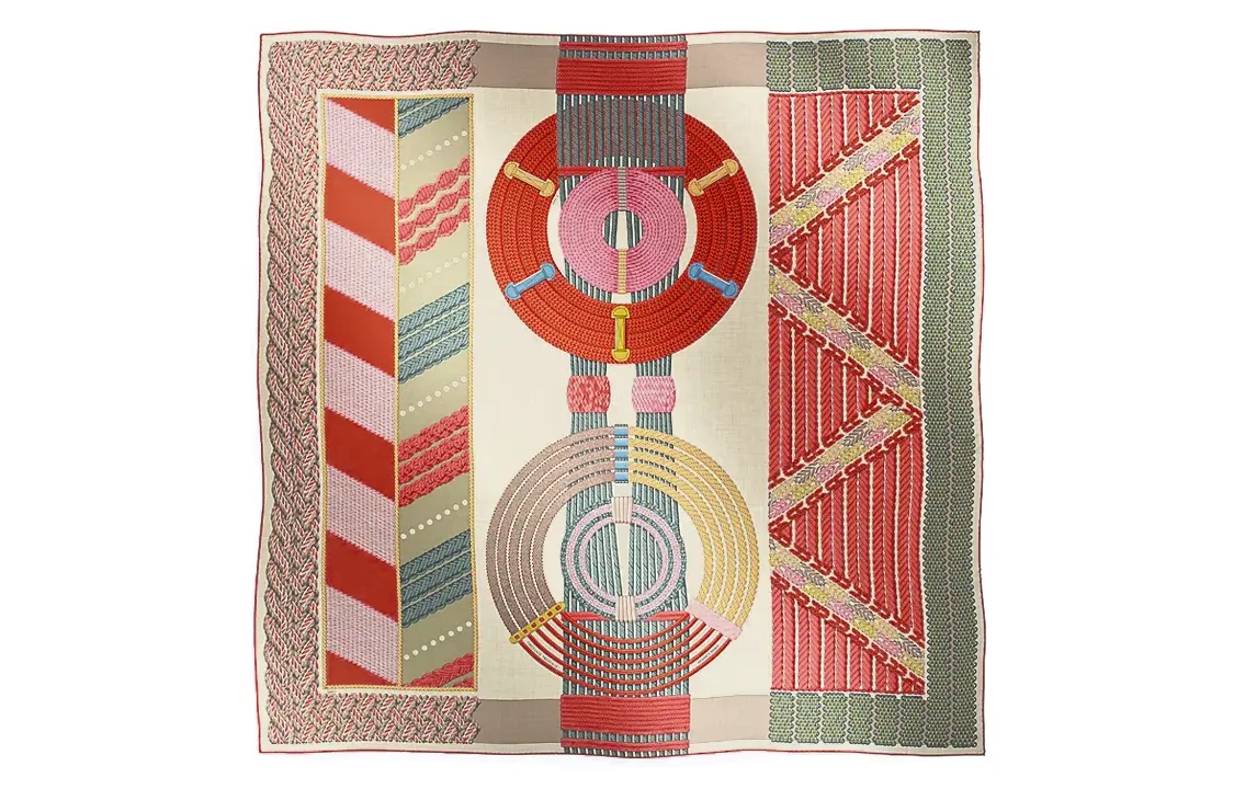 HERMES Женская шаль, Red
HERMES Женская шаль, Red