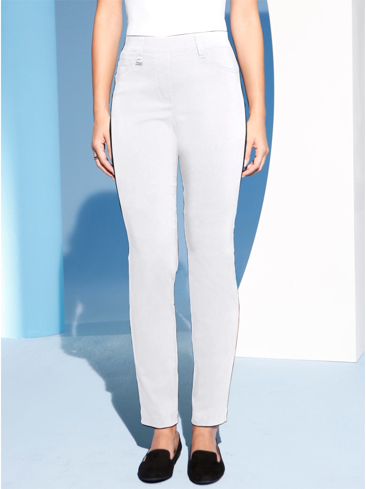 Ascari Белые эластичные брюки
Ascari Белые эластичные брюки