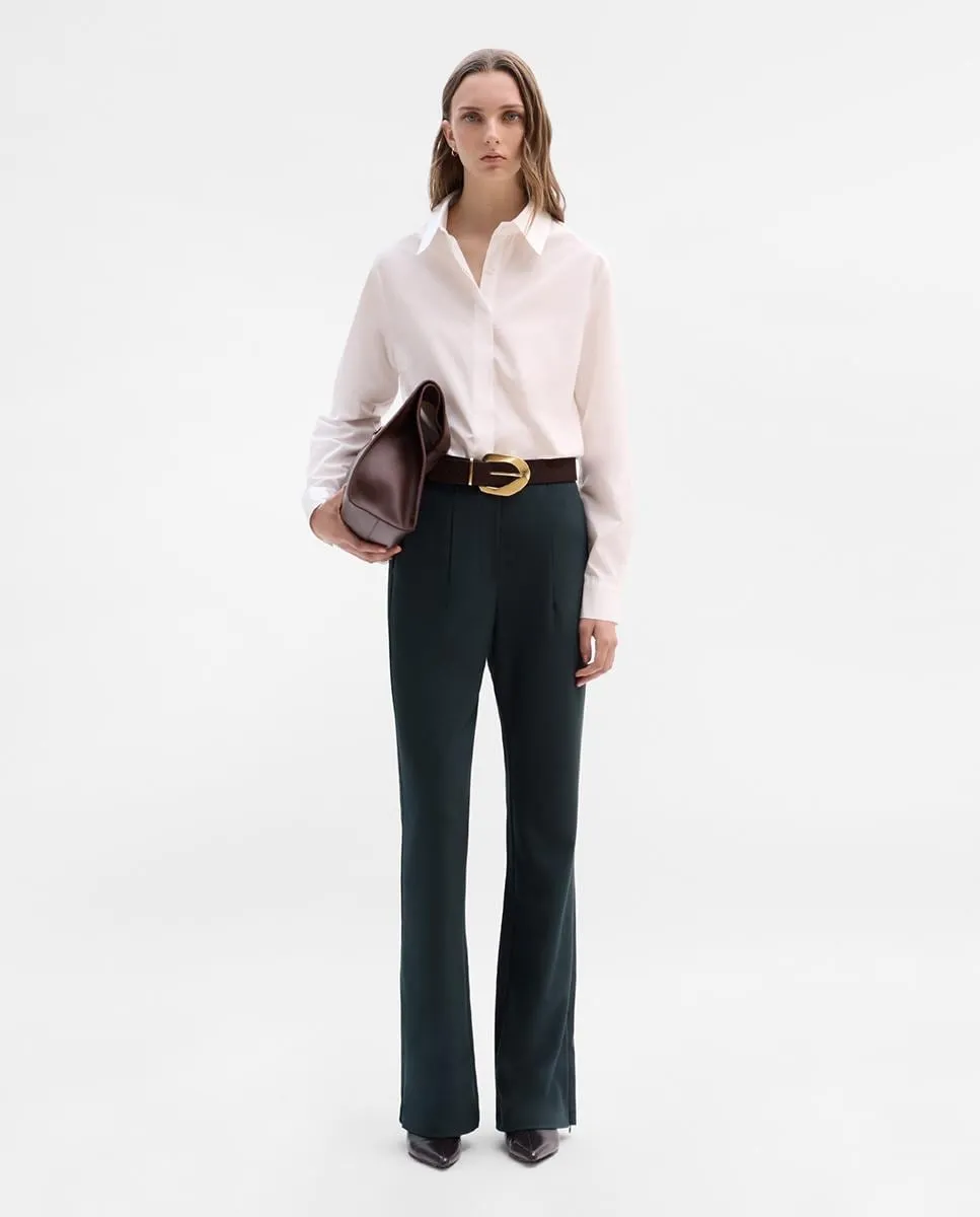 Женская рубашка с воротником-стойкой и текстильной вышивкой Simorra, белый
Женская рубашка с воротником-стойкой и текстильной вышивкой Simorra, белый