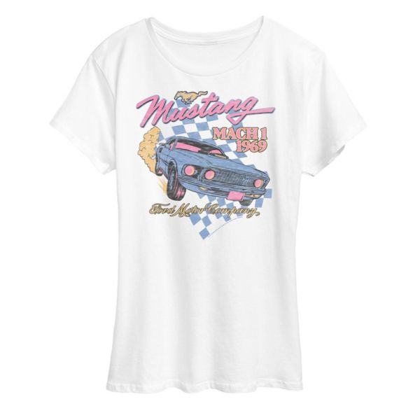 Женская футболка с графическим принтом Ford Mustang Mach 1 1969 года Licensed Character, белый
Женская футболка с графическим принтом Ford Mustang Mach 1 1969 года Licensed Character, белый