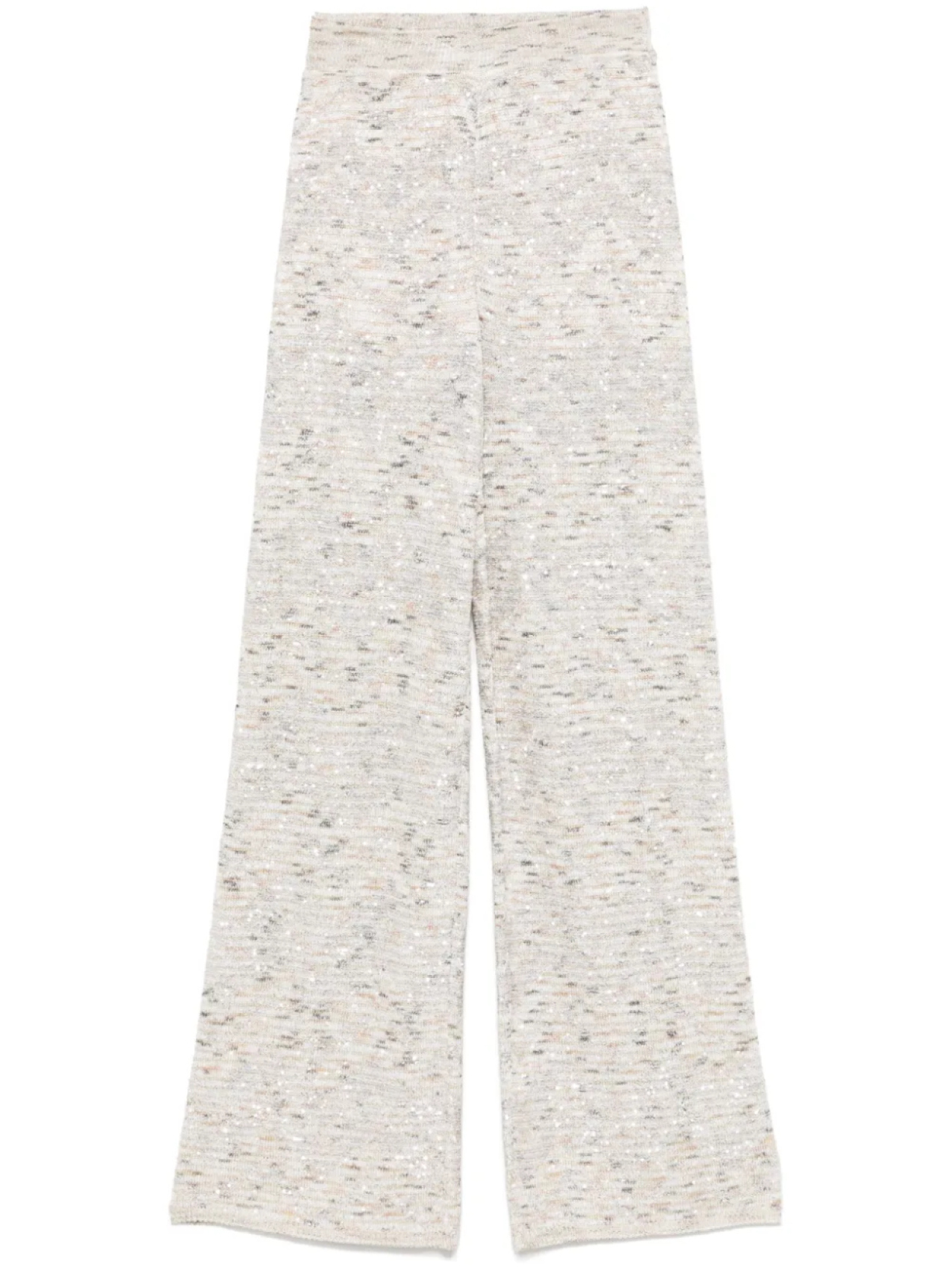 Расклешенные брюки Missoni с пайетками, нейтральный 
Расклешенные брюки Missoni с пайетками, нейтральный