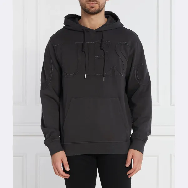 Толстовка обычного кроя с нашивками Guess, черный
Толстовка обычного кроя с нашивками Guess, черный