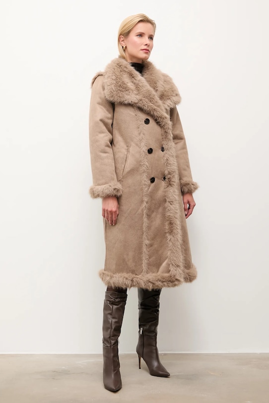 Двустороннее пальто Answear.Lab, коричневый
Двустороннее пальто Answear.Lab, коричневый