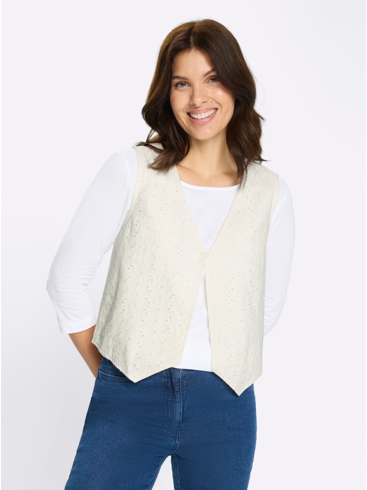 Sieh an! Жилет цвета экрю
Sieh an! Жилет цвета экрю