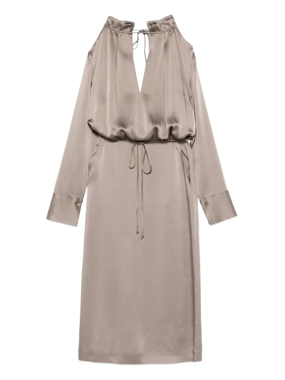 Платье с открытыми плечами Semicouture, нейтральный
Платье с открытыми плечами Semicouture, нейтральный