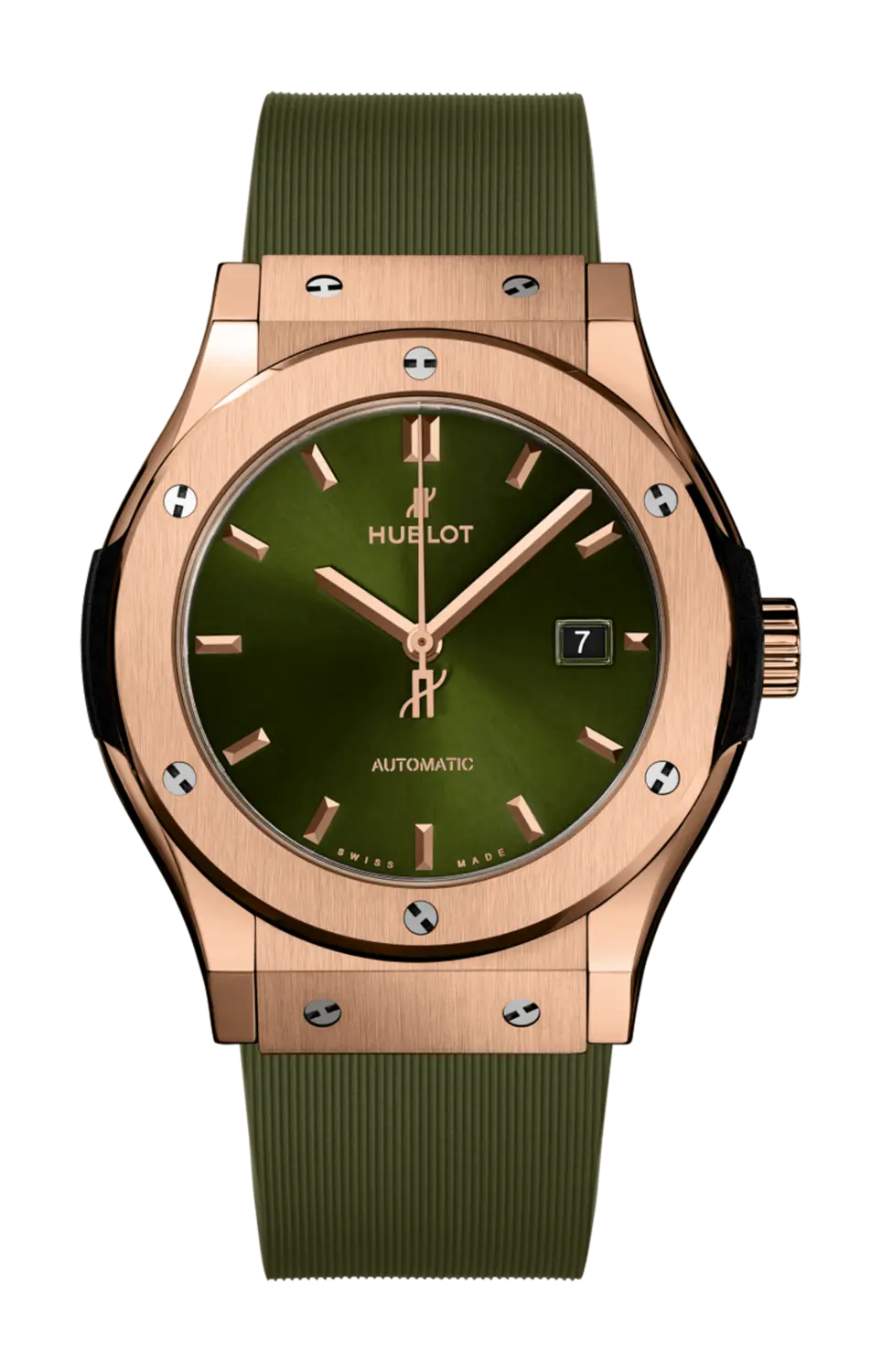 Часы classic fusion king gold green 42 мм Hublot
Часы classic fusion king gold green 42 мм Hublot