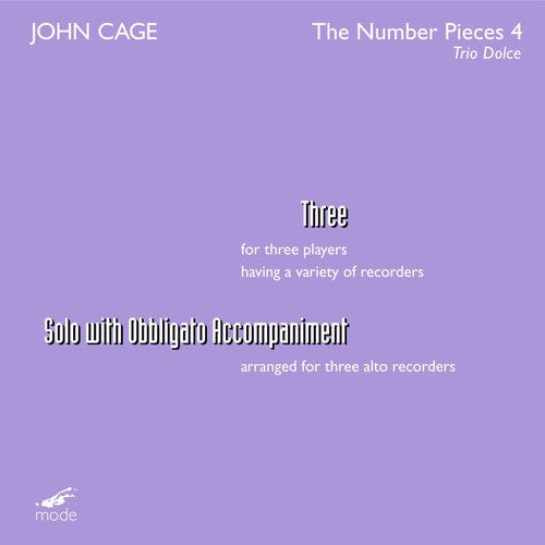 CD диск Cage, John: Three Solo for Three Voices
CD диск Cage, John: Three Solo for Three Voices