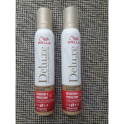 Делюкс-мусс для укладки и восстановления, 200 мл Wella
Делюкс-мусс для укладки и восстановления, 200 мл Wella
