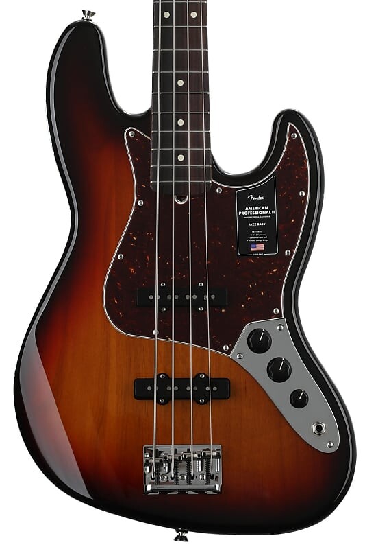 Fender American Professional II Jazz Bass - 3 цвета Sunburst с палисандровой накладкой 0193970700
Fender American Professional II Jazz Bass - 3 цвета Sunburst с палисандровой накладкой 0193970700