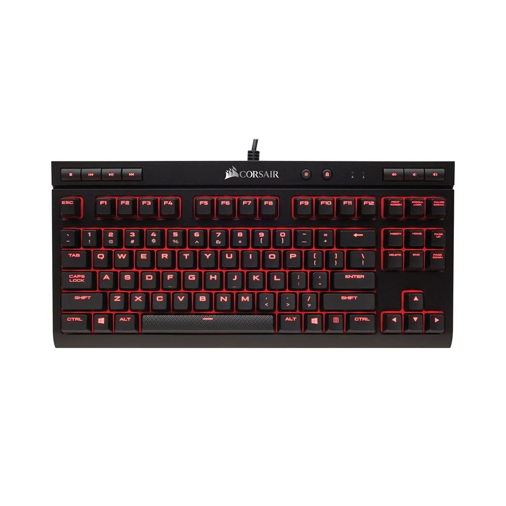 Игровая клавиатура Corsair K63 Compact, Cherry MX Red, чёрный, английская раскладка
Игровая клавиатура Corsair K63 Compact, Cherry MX Red, чёрный, английская раскладка