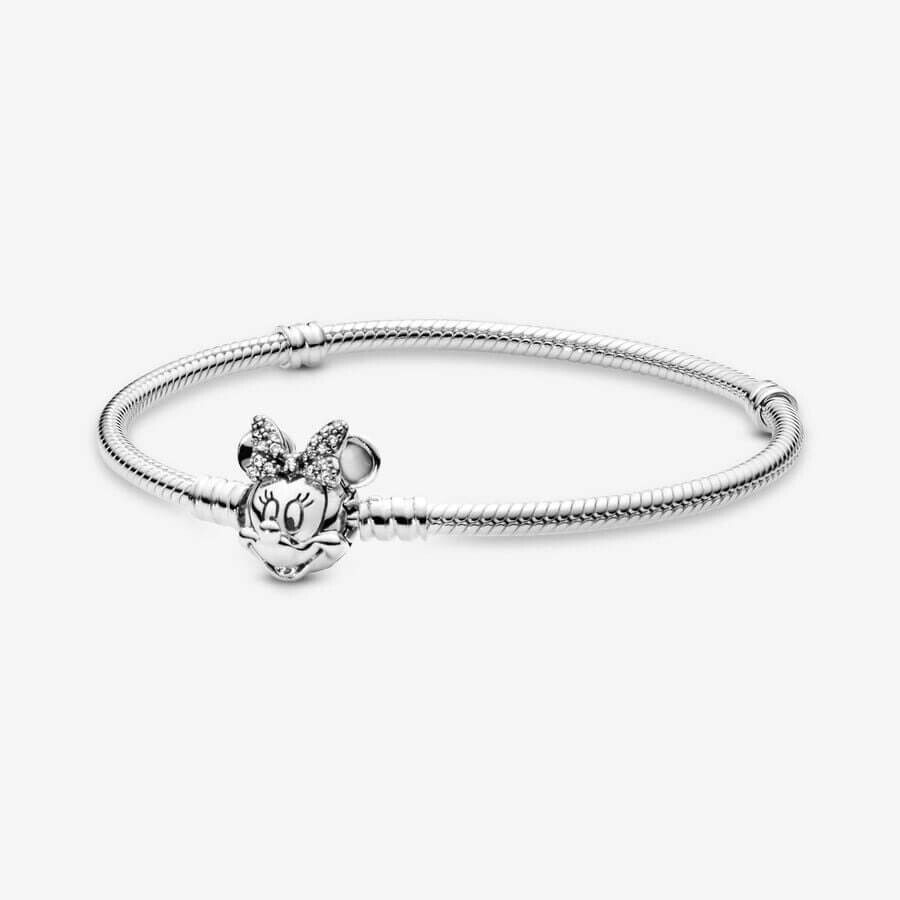 Браслет Pandora x Disney Pandora Moments Pave Minnie Mouse Clasp Snake Chain, серебро
Браслет Pandora x Disney Pandora Moments Pave Minnie Mouse Clasp Snake Chain, серебро