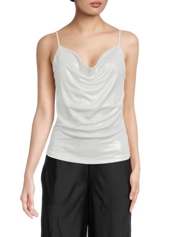 Топ на бретельках с воротником-хомутом Renee C. Ivory
Топ на бретельках с воротником-хомутом Renee C. Ivory