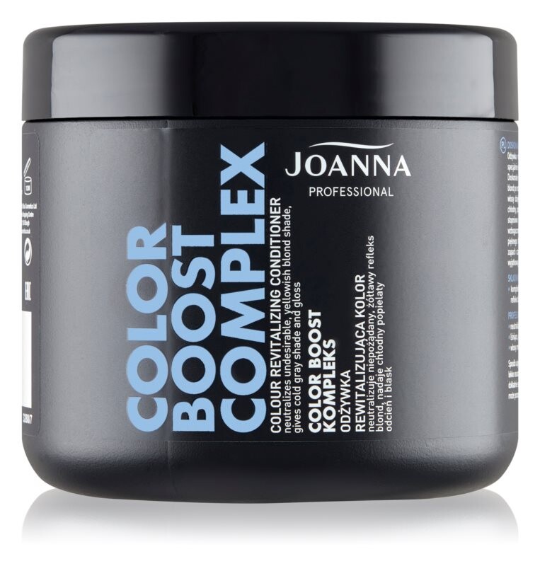 Восстанавливающий кондиционер для светлых и седых волос Joanna Professional Color Boost Complex
Восстанавливающий кондиционер для светлых и седых волос Joanna Professional Color Boost Complex