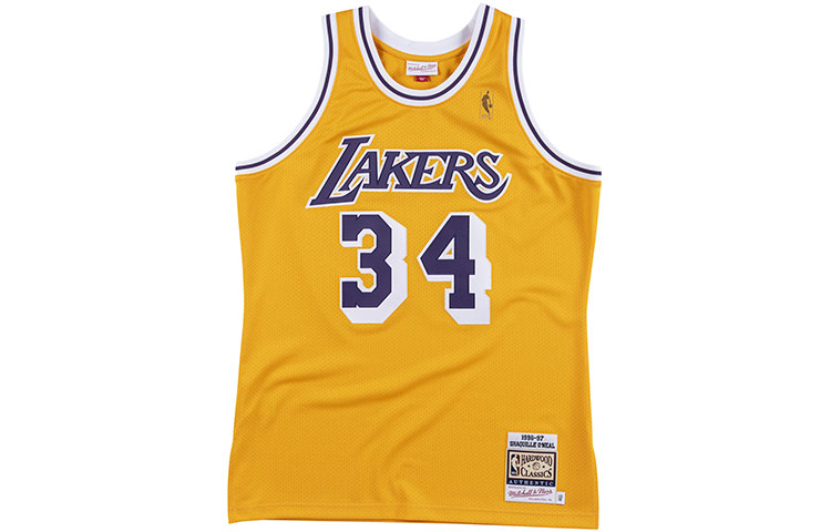 Джерси Mitchell & Ness Lakers 1996 Shaquille O'Neal Mitchell Ness, желтый
Джерси Mitchell & Ness Lakers 1996 Shaquille O'Neal Mitchell Ness, желтый