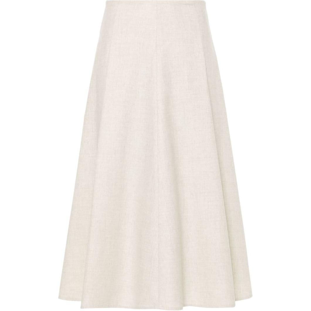 Расклешенная юбка миди Brunello Cucinelli, слоновая кость
Расклешенная юбка миди Brunello Cucinelli, слоновая кость