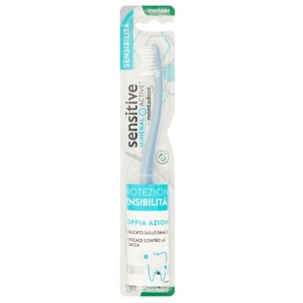 Зубная щетка Mentadent Mineral Active Sensitivity с мягкой щетиной
Зубная щетка Mentadent Mineral Active Sensitivity с мягкой щетиной
