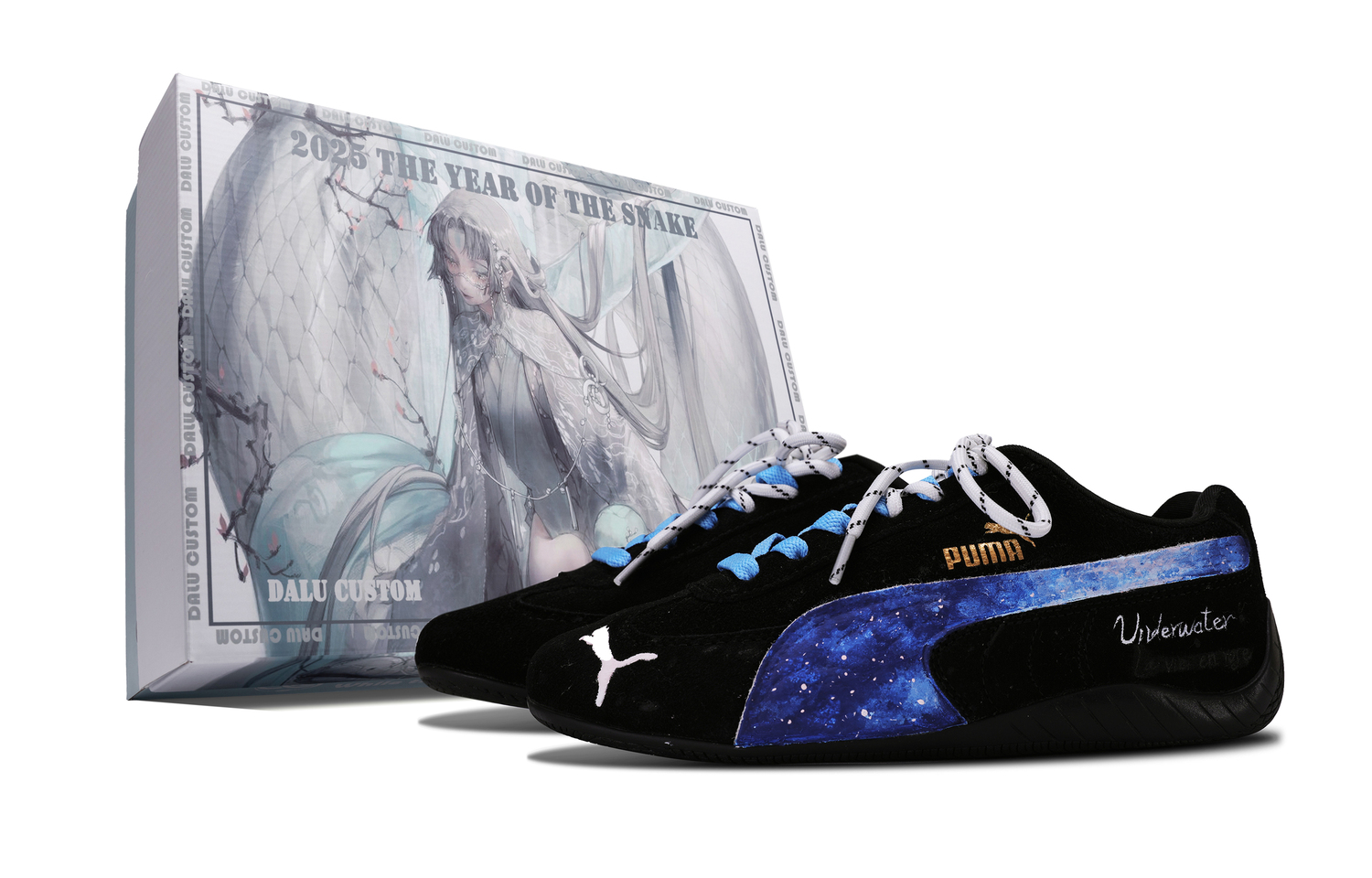 Speedcat Collection Galaxy Box устойчивые к истиранию низкие кеды Casual Shoes Unisex PUMA, черный/синий
Speedcat Collection Galaxy Box устойчивые к истиранию низкие кеды Casual Shoes Unisex PUMA, черный/синий