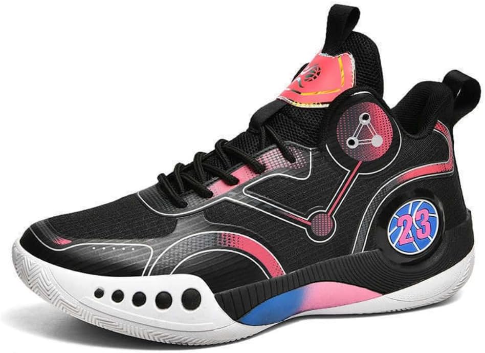 Мужские баскетбольные кроссовки High Top Дышащие, не скользящие амортизирующие кроссовки для спортивных тренировок на цементном корте Spedify, черный
Мужские баскетбольные кроссовки High Top Дышащие, не скользящие амортизирующие кроссовки для спортивных тренировок на цементном корте Spedify, черный