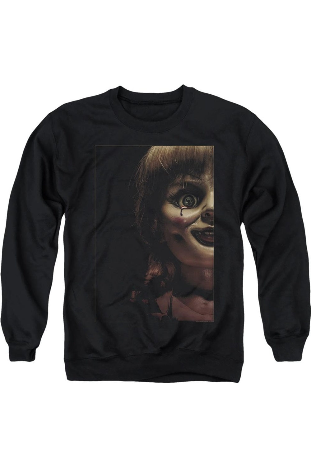 Толстовка с круглым вырезом для взрослых Annabelle Doll Tear Gildan, черный
Толстовка с круглым вырезом для взрослых Annabelle Doll Tear Gildan, черный