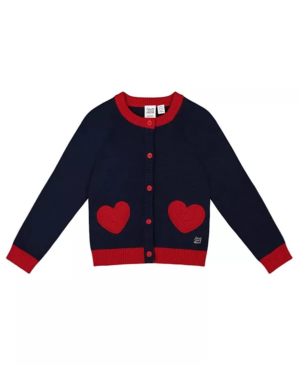 Вязаный кардиган для девочек - для маленькой девочки Deux Par Deux, синий
Вязаный кардиган для девочек - для маленькой девочки Deux Par Deux, синий