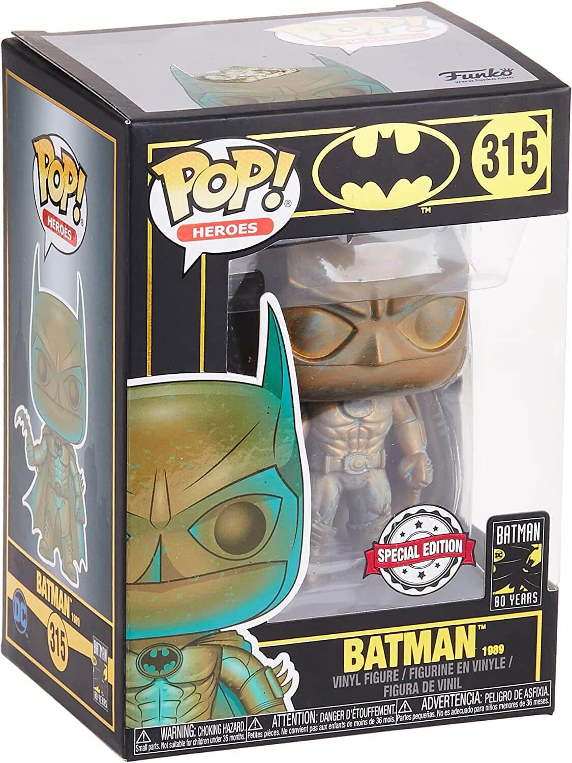 Фигурка Funko POP! Heroes: Batman 80th - Batman 1989 (Patina) 
Фигурка Funko POP! Heroes: Batman 80th - Batman 1989 (Patina)
