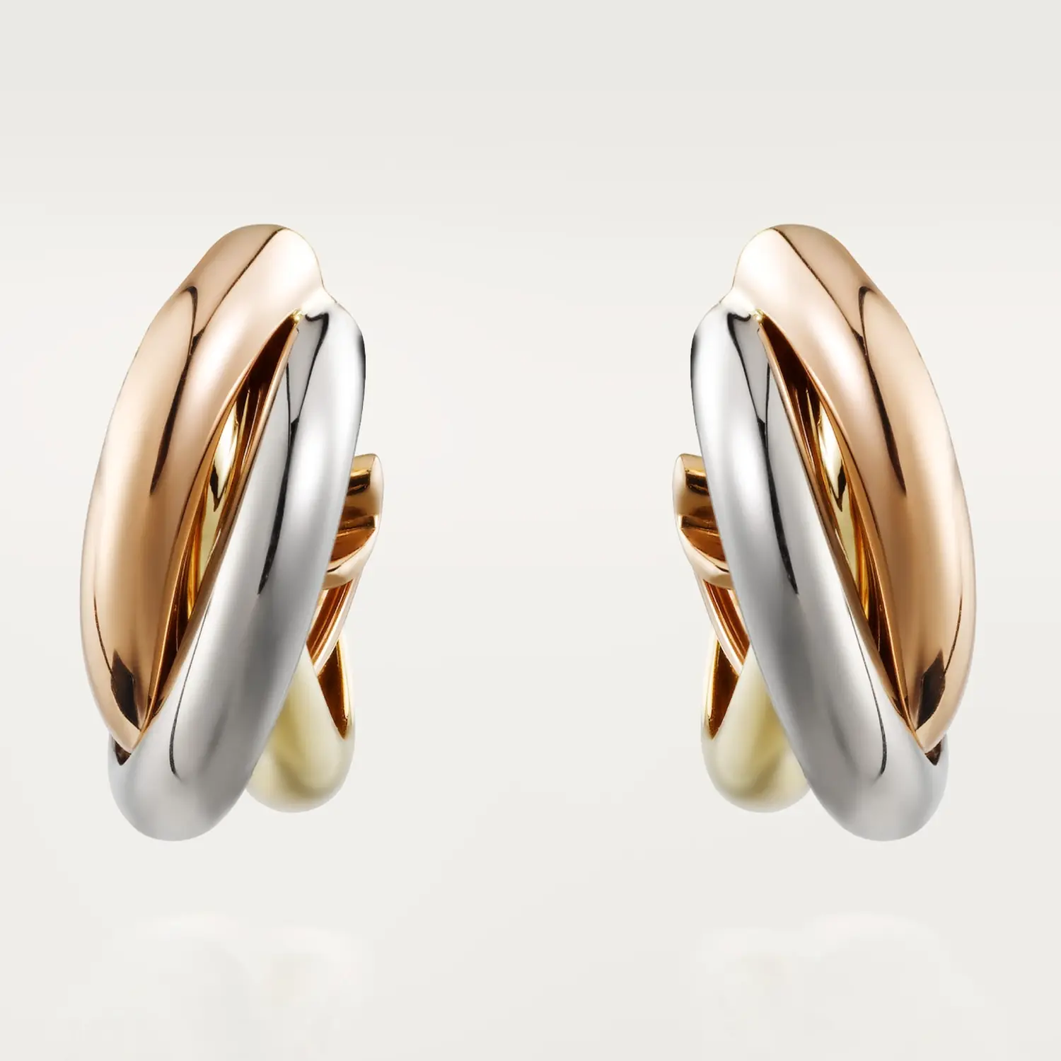 Серьги Cartier Trinity, 13,2 мм, белое золото/розовое золото/желтое золото
Серьги Cartier Trinity, 13,2 мм, белое золото/розовое золото/желтое золото