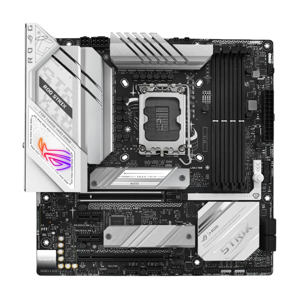 Материнская плата Asus ROG STRIX B760-G D5 GAMING, LGA1700, DDR5, Wi-Fi
Материнская плата Asus ROG STRIX B760-G D5 GAMING, LGA1700, DDR5, Wi-Fi