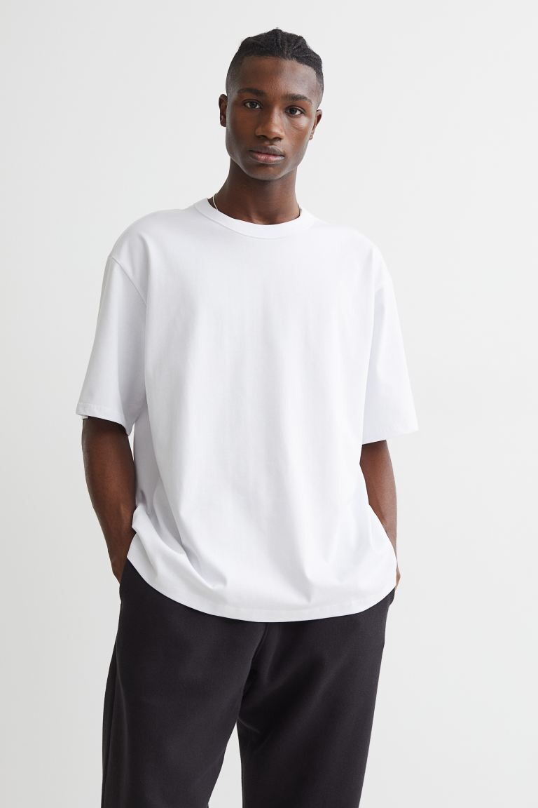 Футболка свободного кроя COOLMAX® H&M, белый
Футболка свободного кроя COOLMAX® H&M, белый