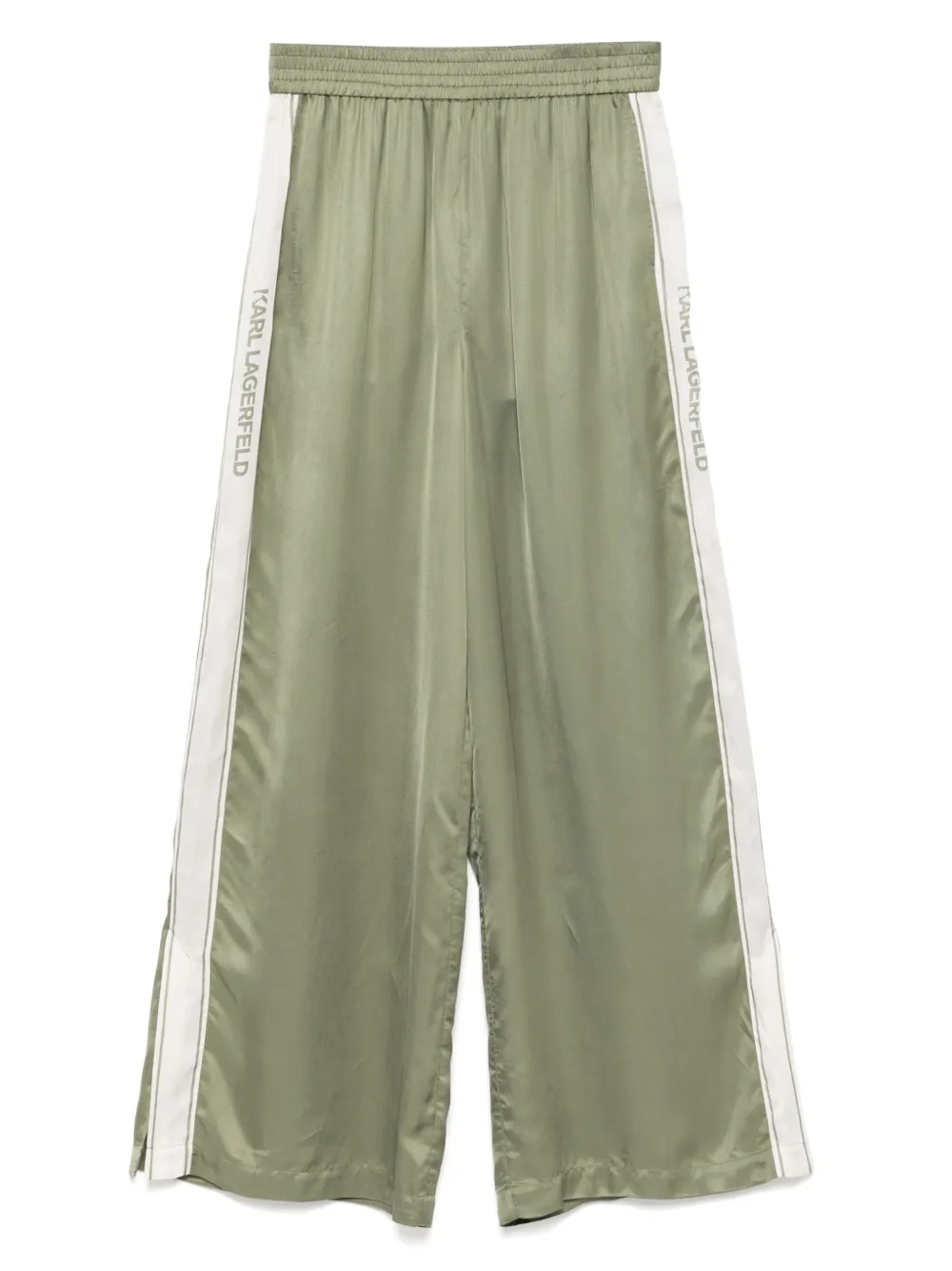 Брюки в полоску KARL LAGERFELD, зеленый
Брюки в полоску KARL LAGERFELD, зеленый