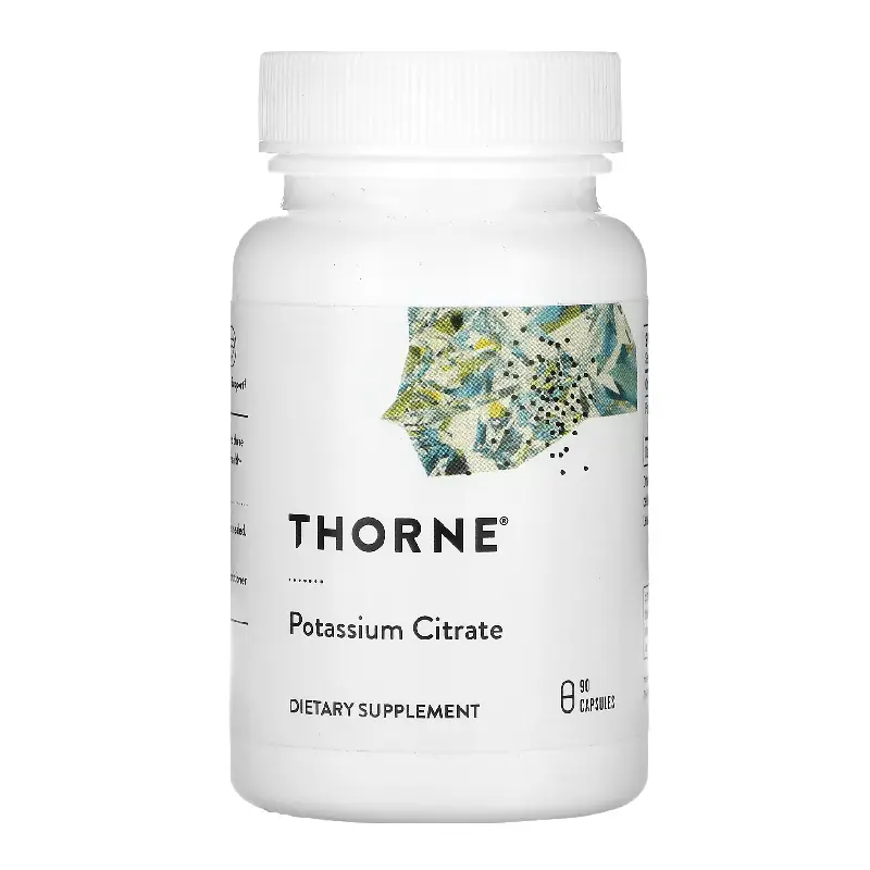 Цитрат калия Thorne Research 100 мг, 90 капсул
Цитрат калия Thorne Research 100 мг, 90 капсул