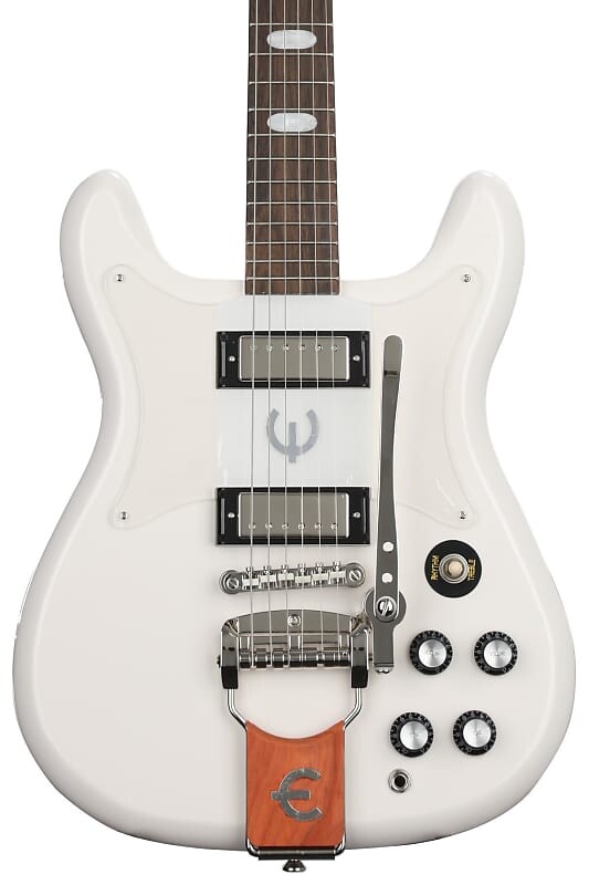 Электрогитара Epiphone Crestwood Custom (Tremotone) — Polaris White EOCCPONH1
Электрогитара Epiphone Crestwood Custom (Tremotone) — Polaris White EOCCPONH1