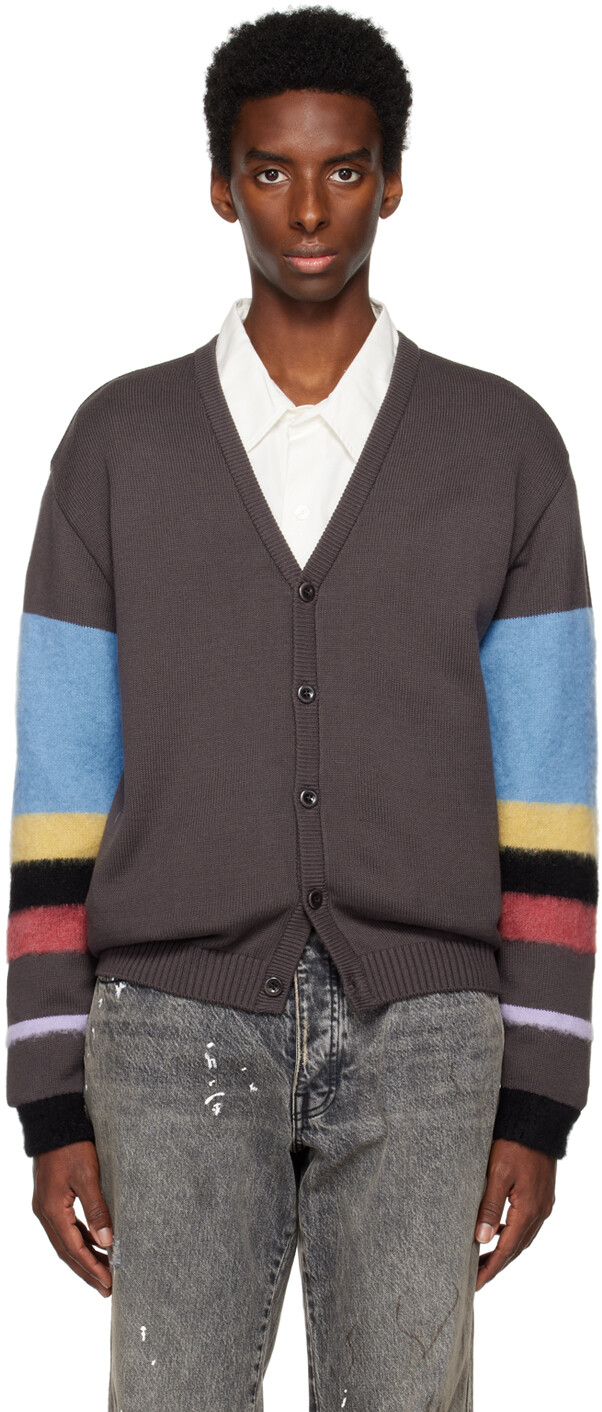 Коричневый кардиган в полоску Awake NY
Коричневый кардиган в полоску Awake NY