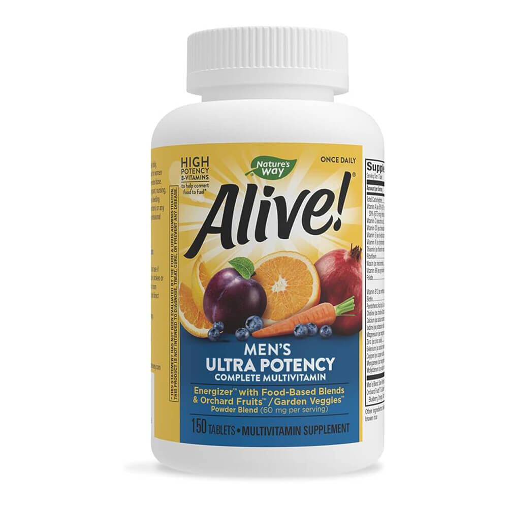 Мультивитамины для мужчин Nature's Way Alive! (150 таблеток)
Мультивитамины для мужчин Nature's Way Alive! (150 таблеток)