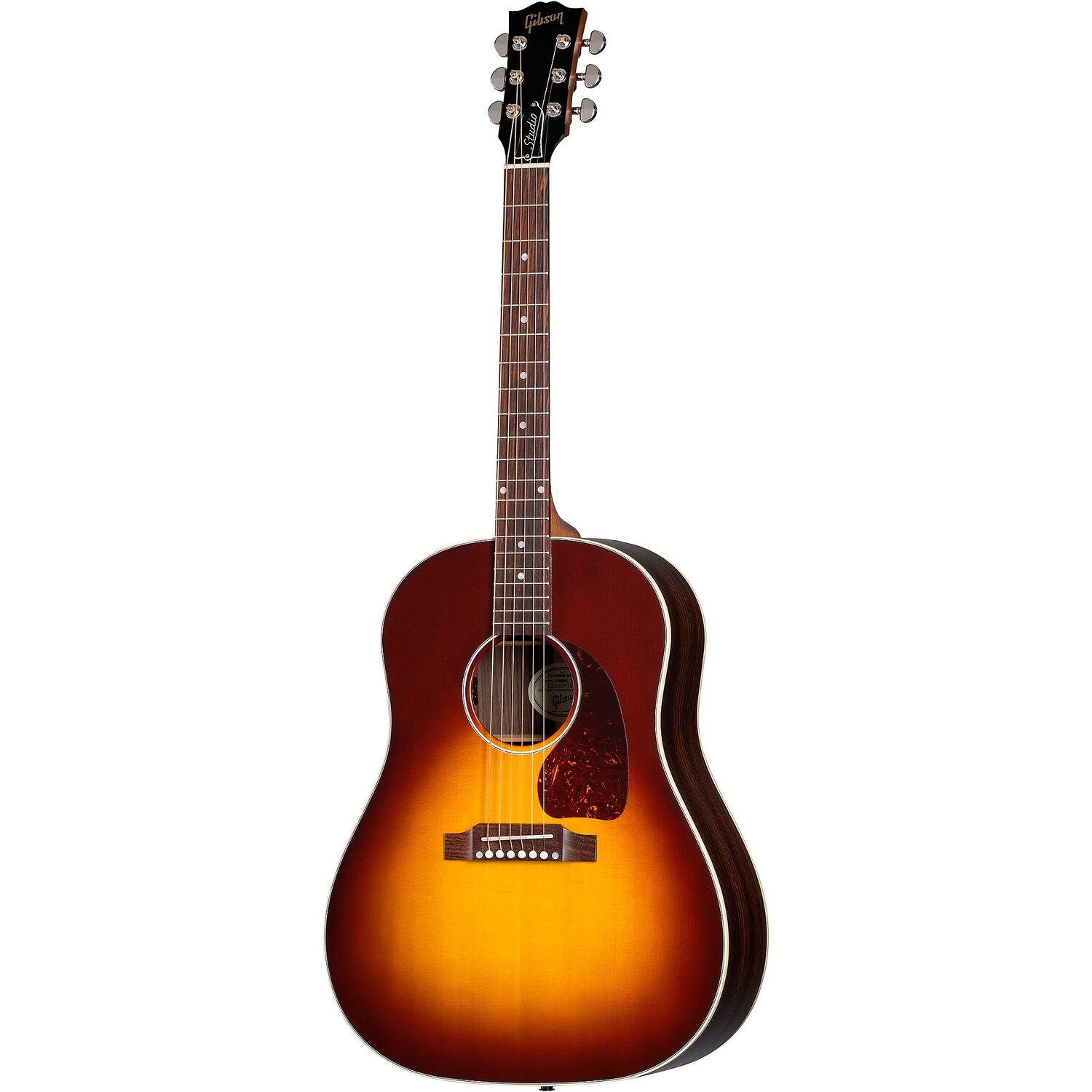 Акустически-электрическая гитара Gibson J-45 Studio Rosewood Rosewood Burst