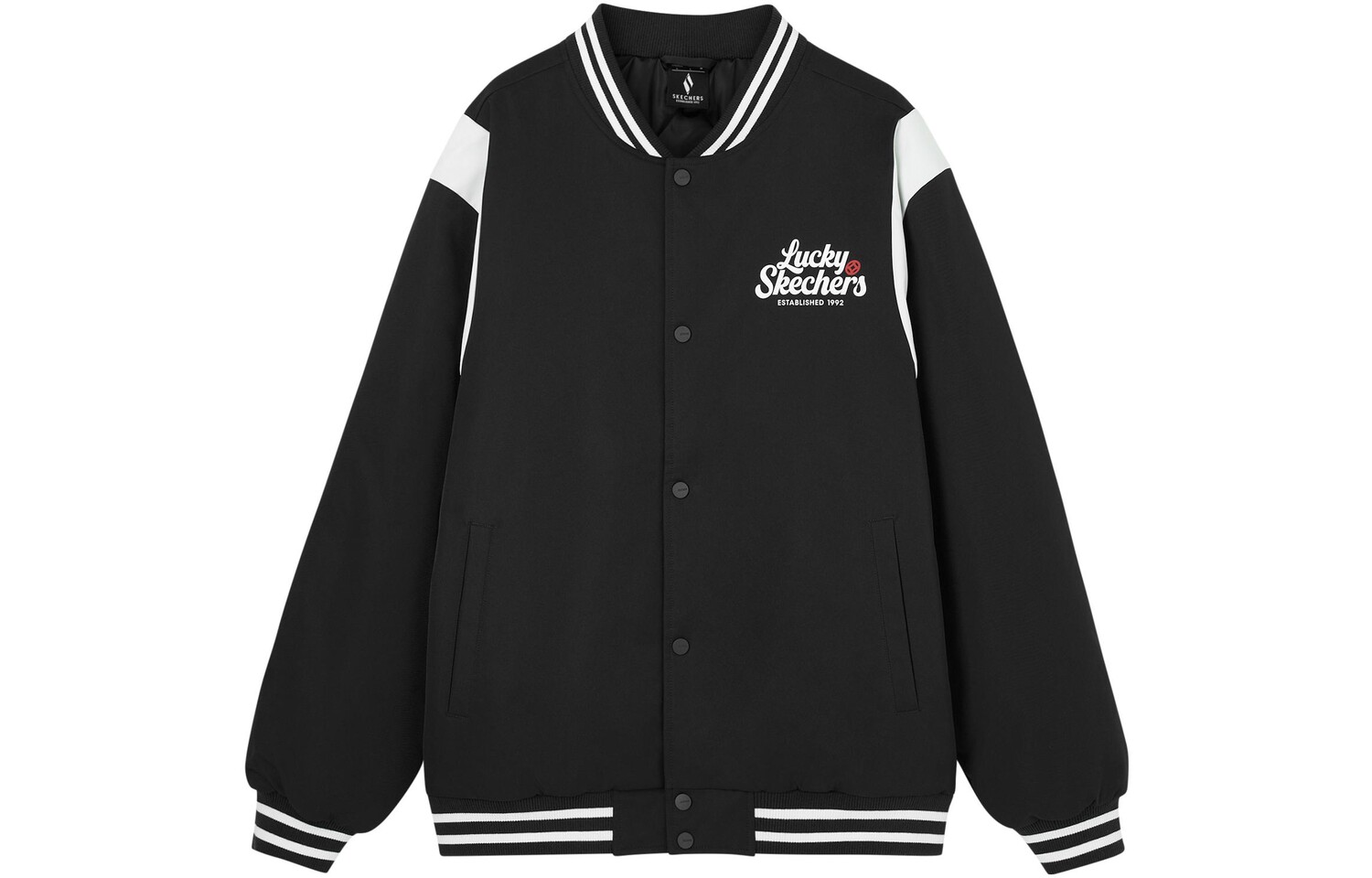 Новогодняя стеганая куртка унисекс черный/0018 Skechers
Новогодняя стеганая куртка унисекс черный/0018 Skechers