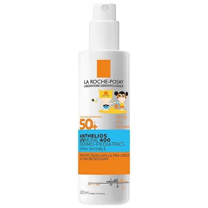 La Roche-Posay Anthelios Невидимый солнцезащитный крем-спрей для детей Dermo-Pediatrics Spf50+ без отдушек 200 мл
La Roche-Posay Anthelios Невидимый солнцезащитный крем-спрей для детей Dermo-Pediatrics Spf50+ без отдушек 200 мл