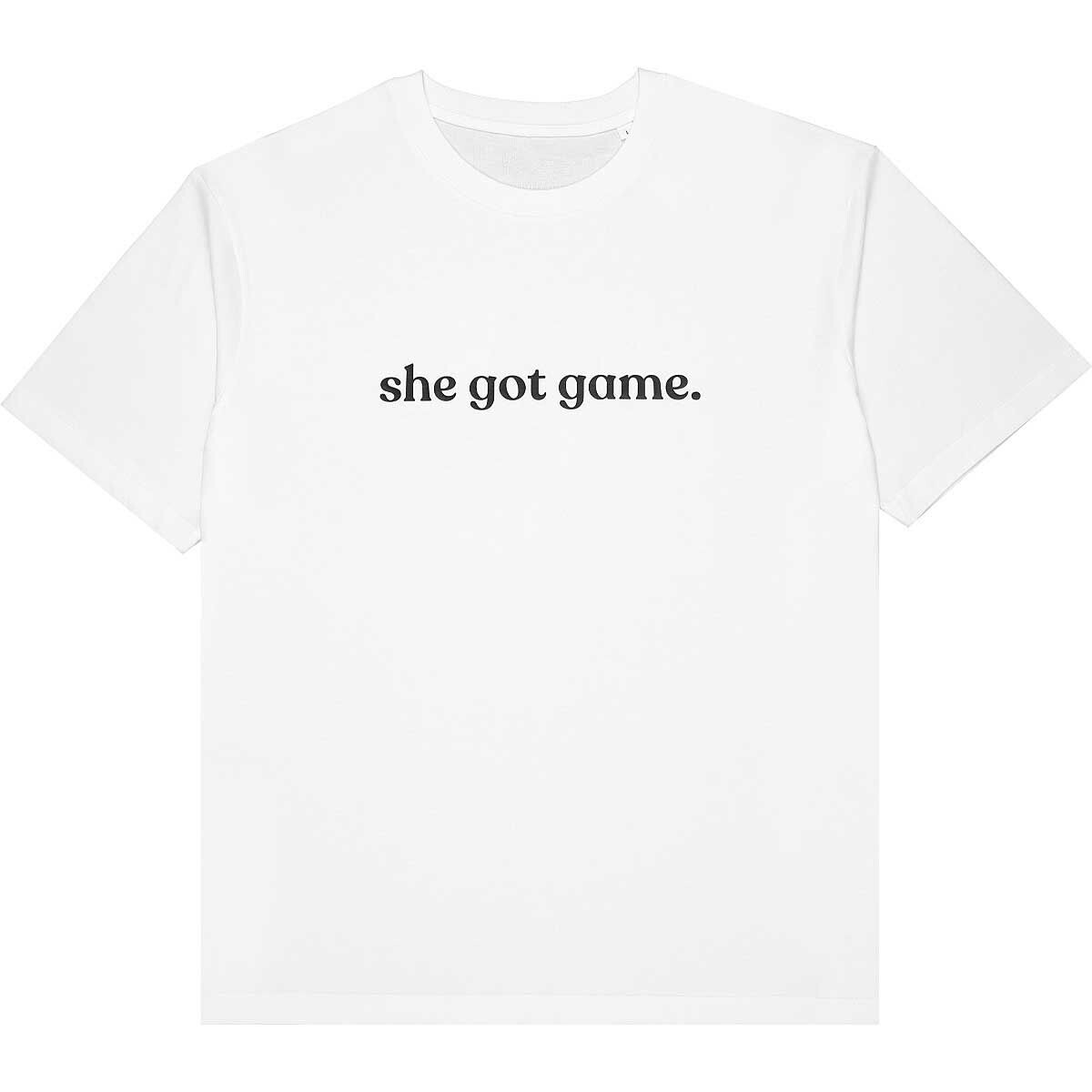 Футболка She Got Game Creator T-Shirt - Migna Kickz, цвет Weiss
Футболка She Got Game Creator T-Shirt - Migna Kickz, цвет Weiss