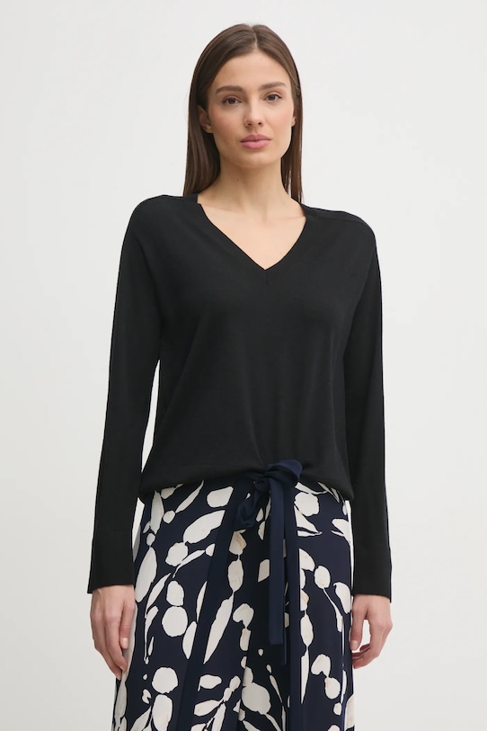 Шерстяной свитер United Colors Of Benetton, черный
Шерстяной свитер United Colors Of Benetton, черный