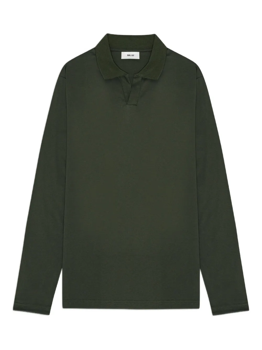 Футболка с длинными рукавами и воротником-поло NN07, зеленый
Футболка с длинными рукавами и воротником-поло NN07, зеленый