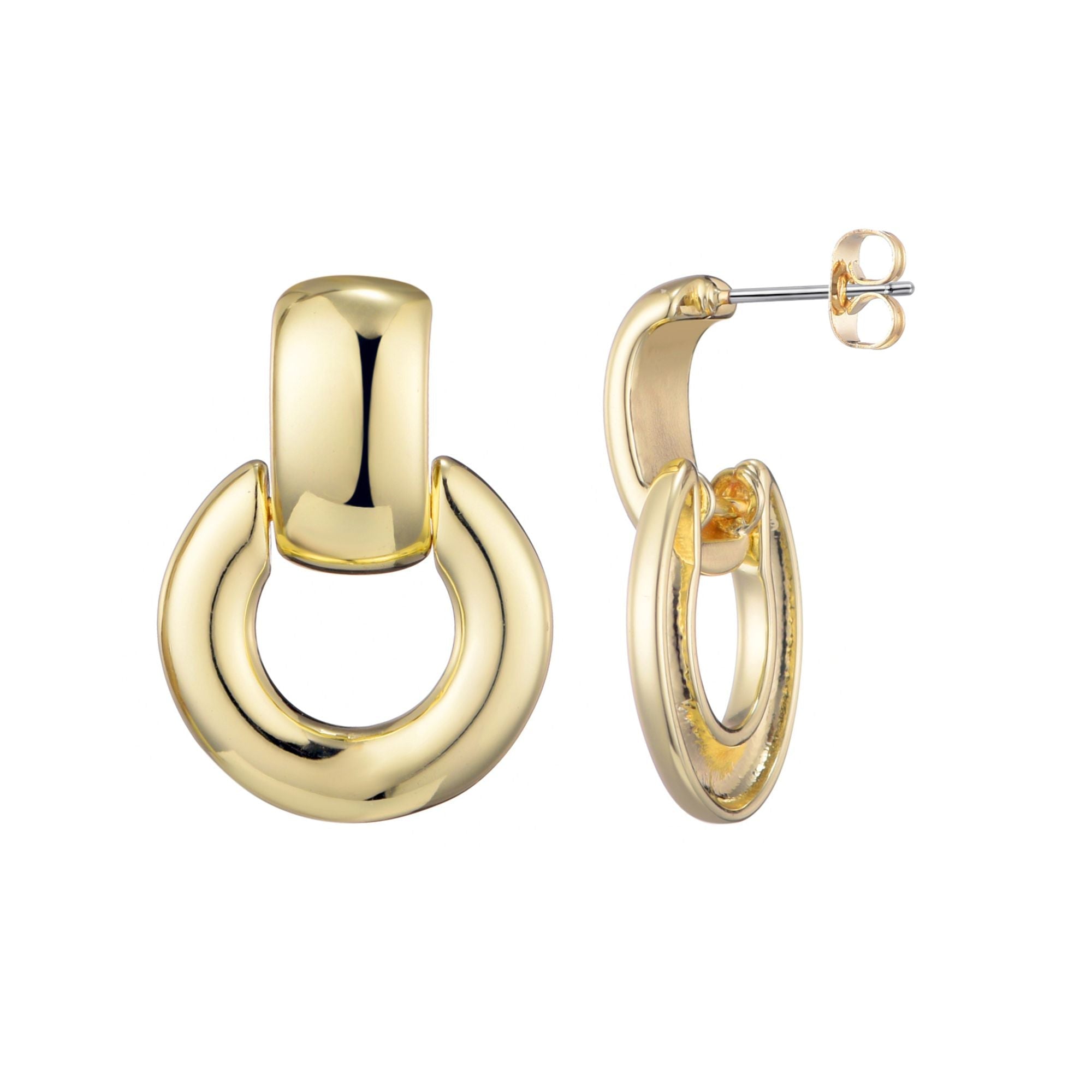 Серьги-дверные молотки с покрытием из 14-каратного золота Adornia, золотой
Серьги-дверные молотки с покрытием из 14-каратного золота Adornia, золотой