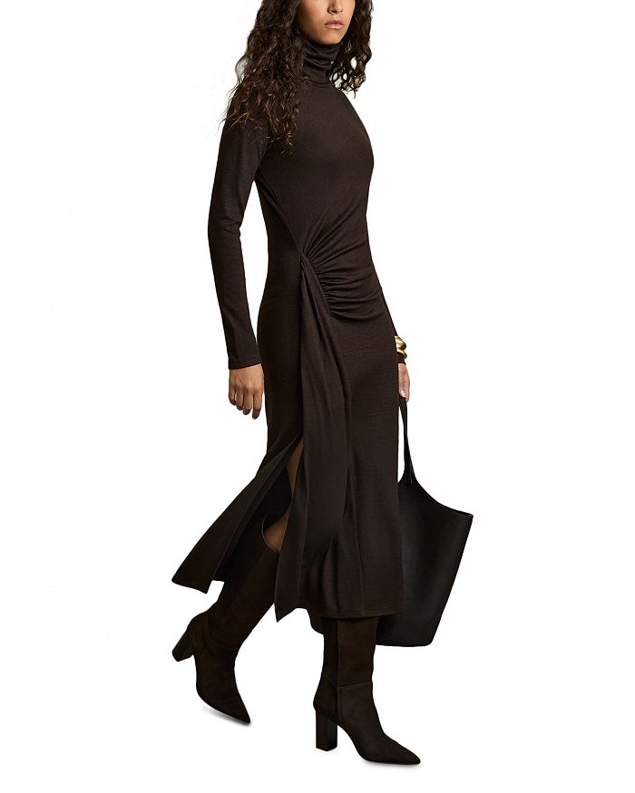 Платье миди из шерстяного джерси Нила REISS, коричневый
Платье миди из шерстяного джерси Нила REISS, коричневый