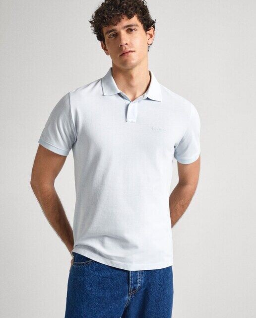 Мужская рубашка-поло из пике с короткими рукавами и вышитым логотипом Pepe Jeans, бежевый
Мужская рубашка-поло из пике с короткими рукавами и вышитым логотипом Pepe Jeans, бежевый