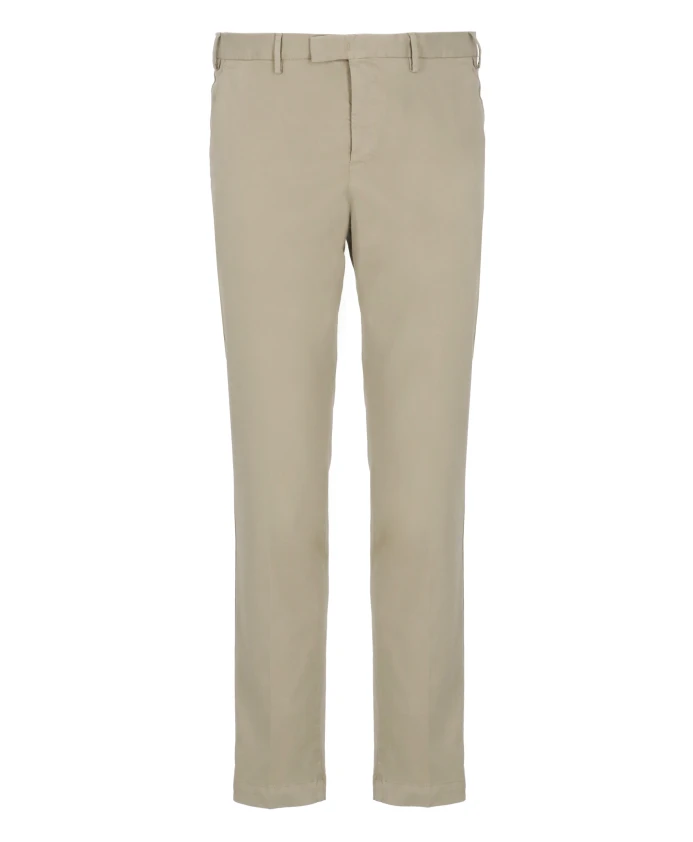 Бежевые хлопковые брюки с карманами Pt Torino, бежевый
Бежевые хлопковые брюки с карманами Pt Torino, бежевый