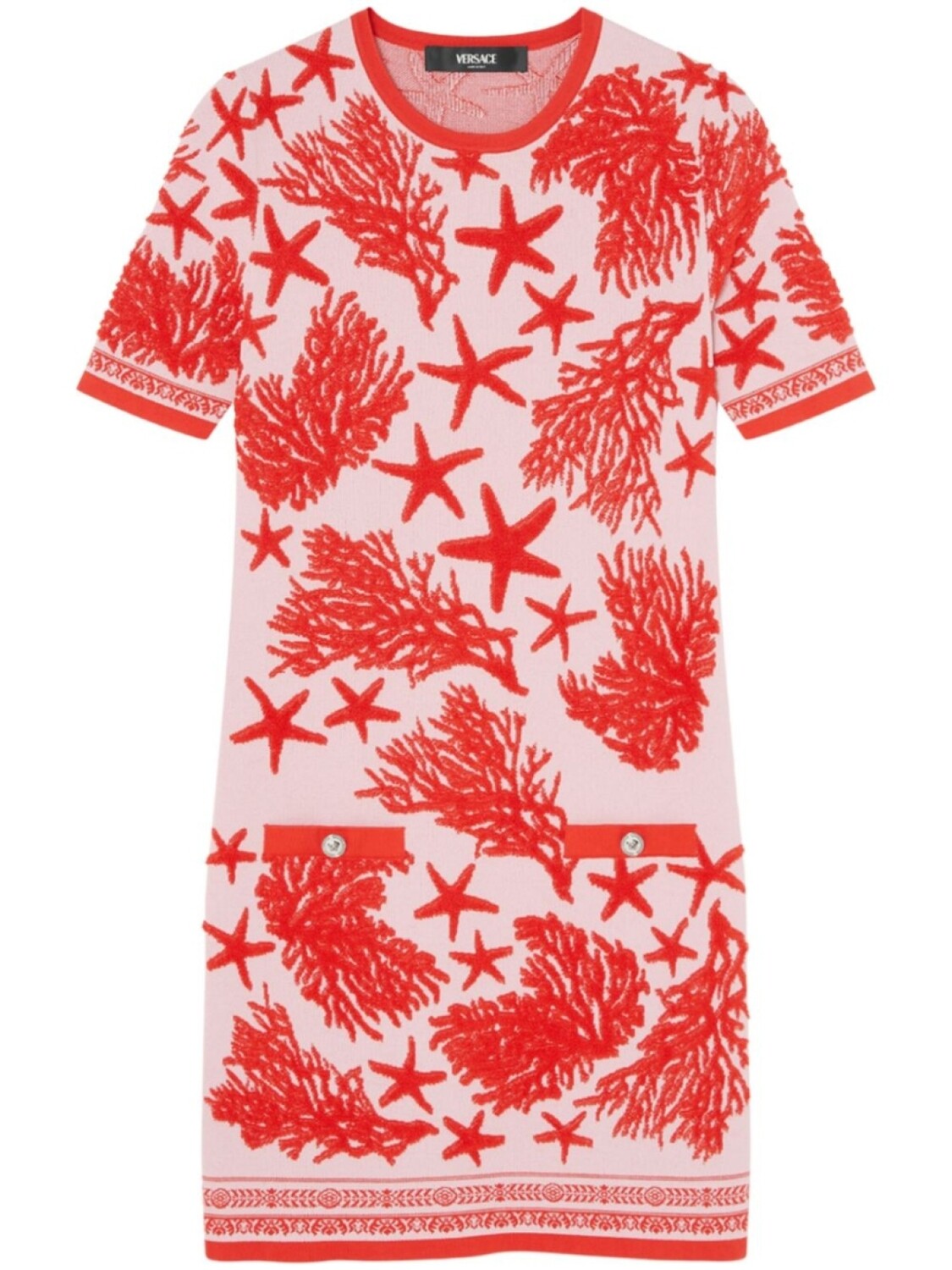 Versace платье мини тонкой вязки, красный
Versace платье мини тонкой вязки, красный