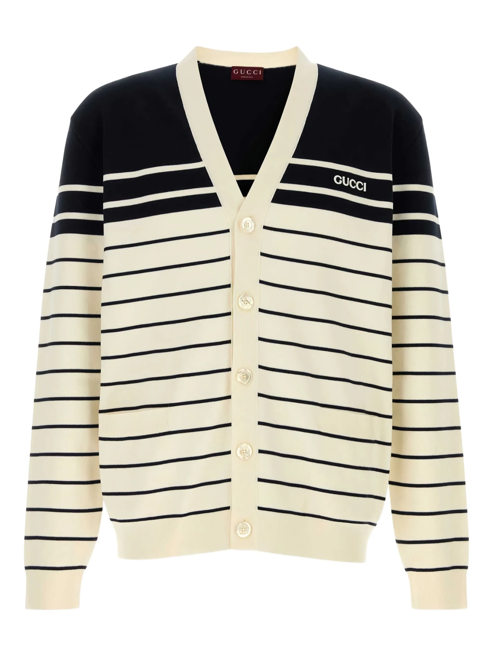 Кардиган в полоску Gucci, белый
Кардиган в полоску Gucci, белый